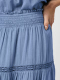 Felicia S Voile Skirt - Smoke Blue