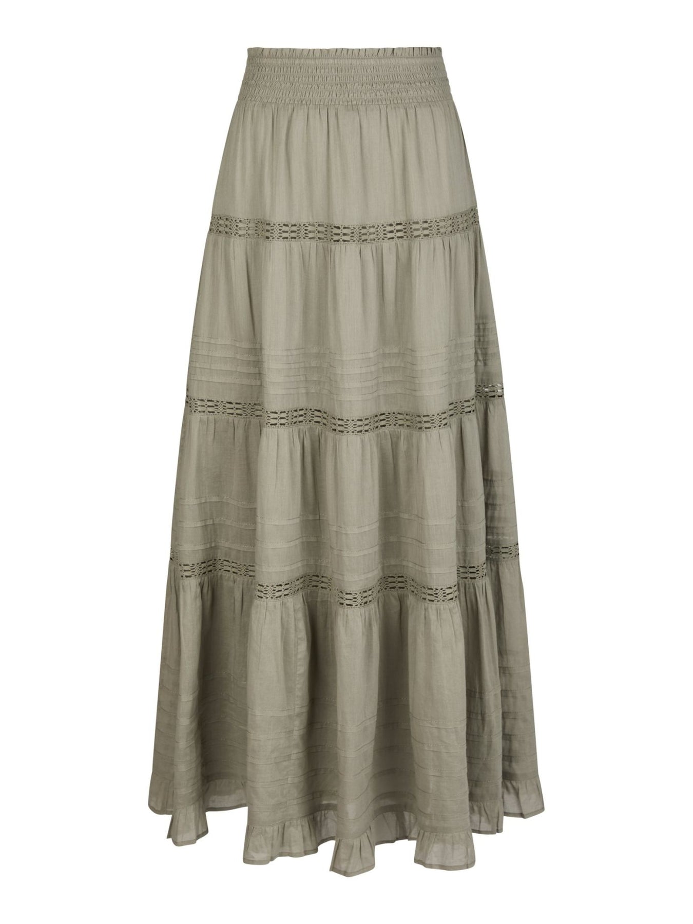 Felicia S Voile Skirt - Smoke Green