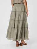 Felicia S Voile Skirt - Smoke Green