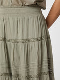 Felicia S Voile Skirt - Smoke Green