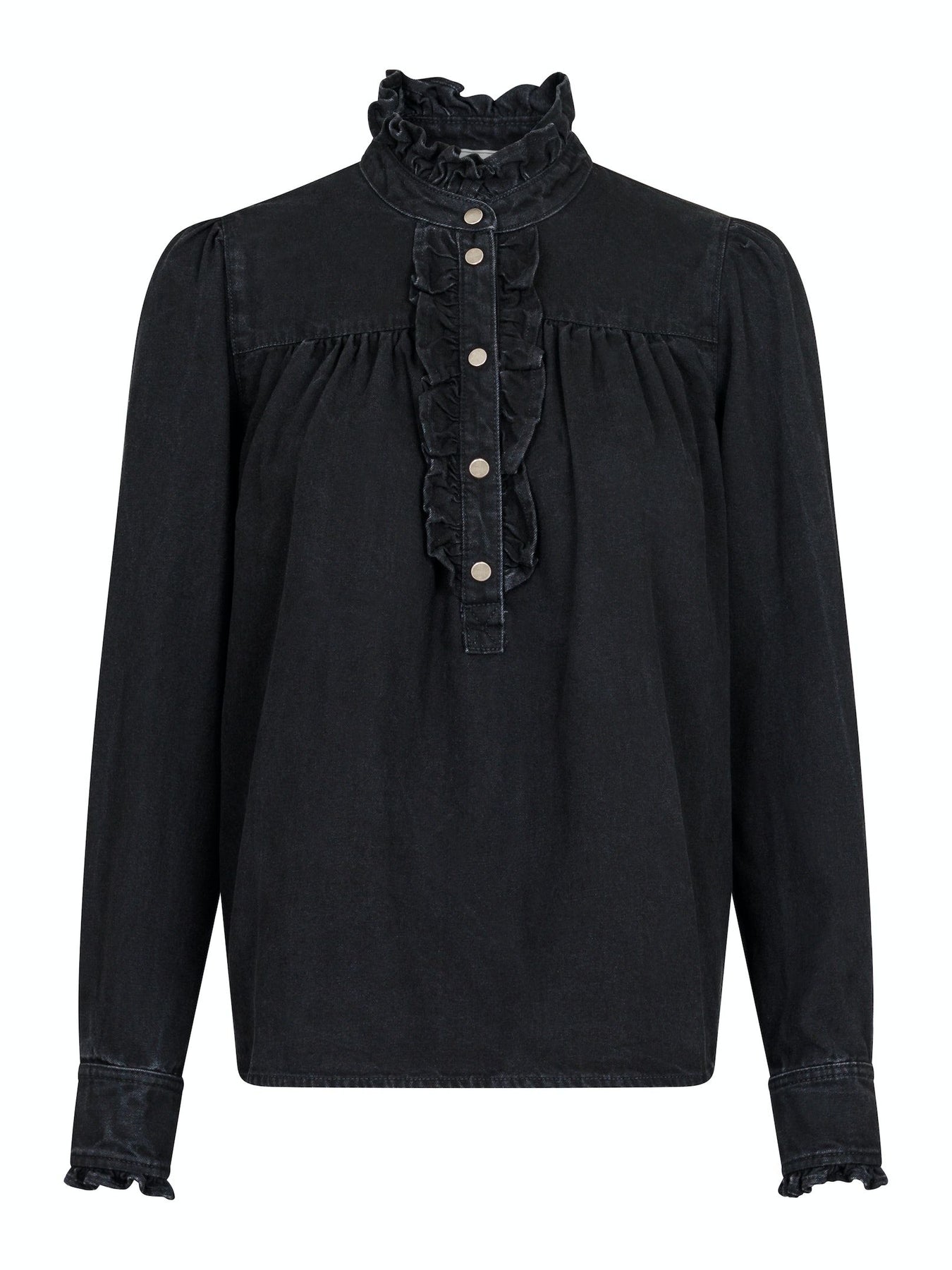 Justine Denim Shirt - Black