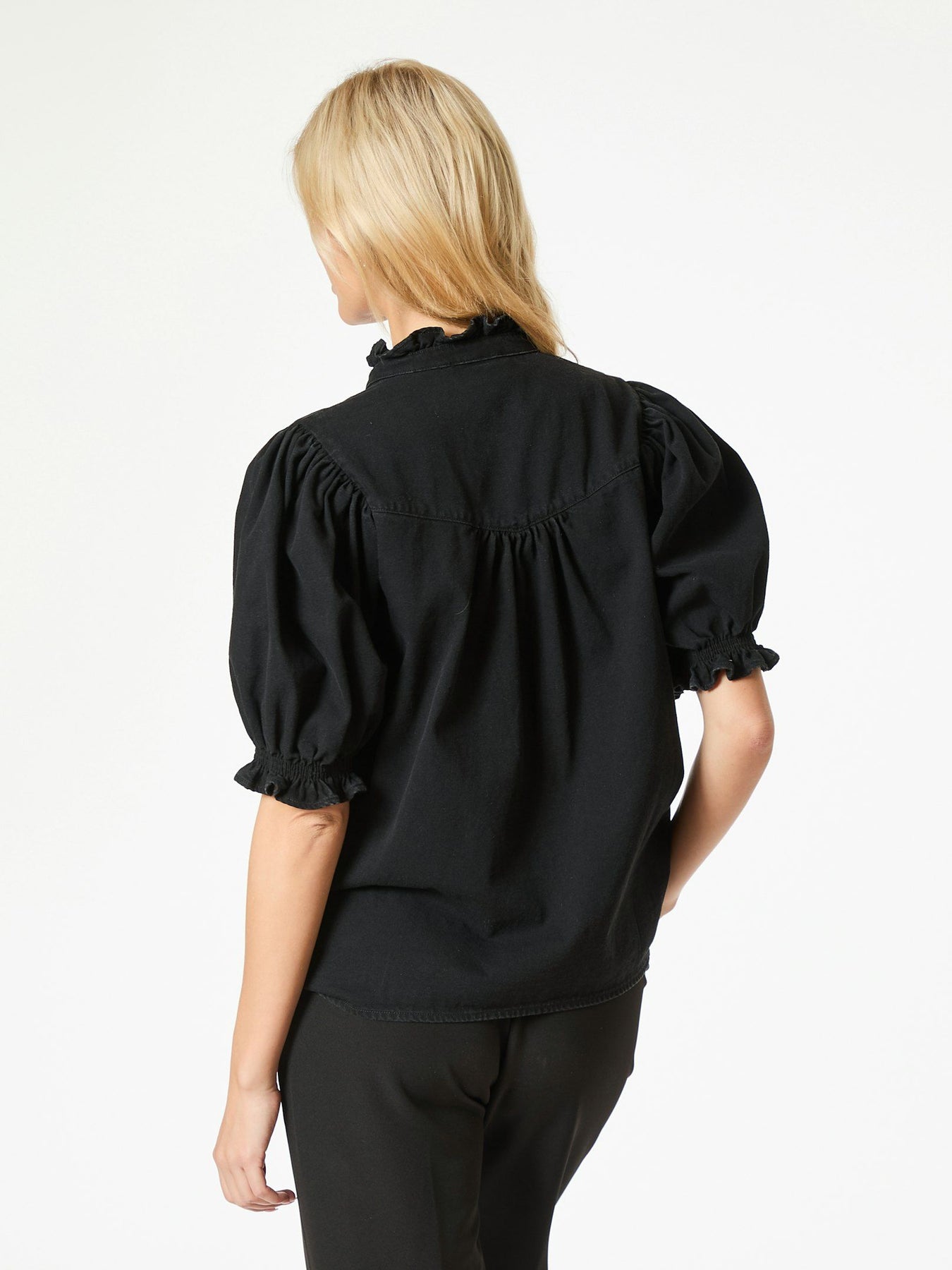 Avalon Denim Shirt - Black