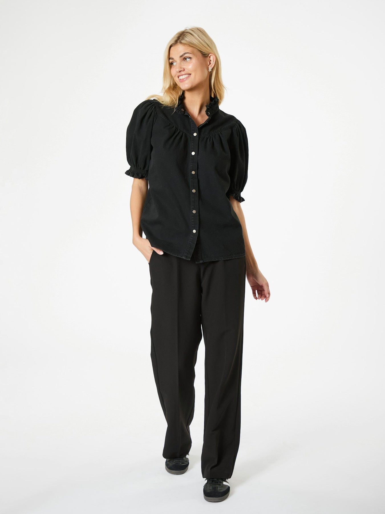 Avalon Denim Shirt - Black
