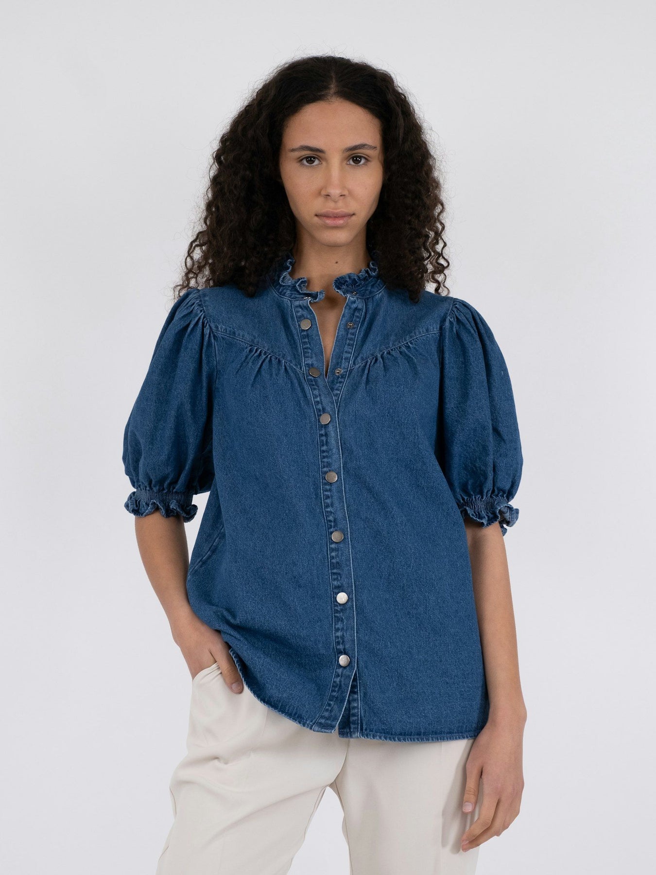 Avalon Denim Shirt - Blue