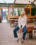 Limo Fluffy Knit Cardigan - Sand