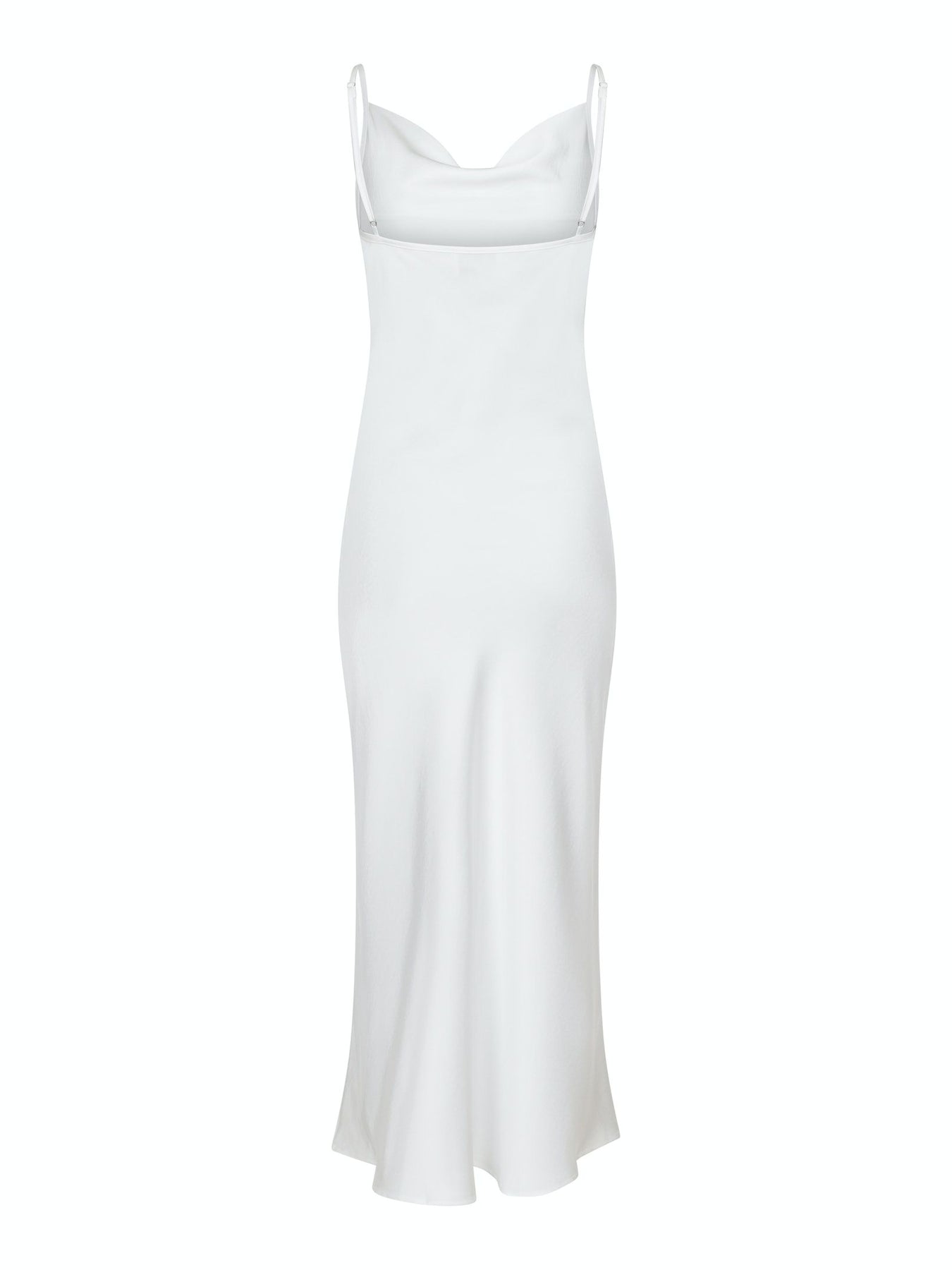 Marina Heavy Sateen Dress - White