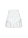 Carin Heavy Sateen Skirt - White