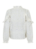 Nadira Embroidery Blouse - Ivory