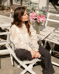Nadira Embroidery Blouse - Ivory