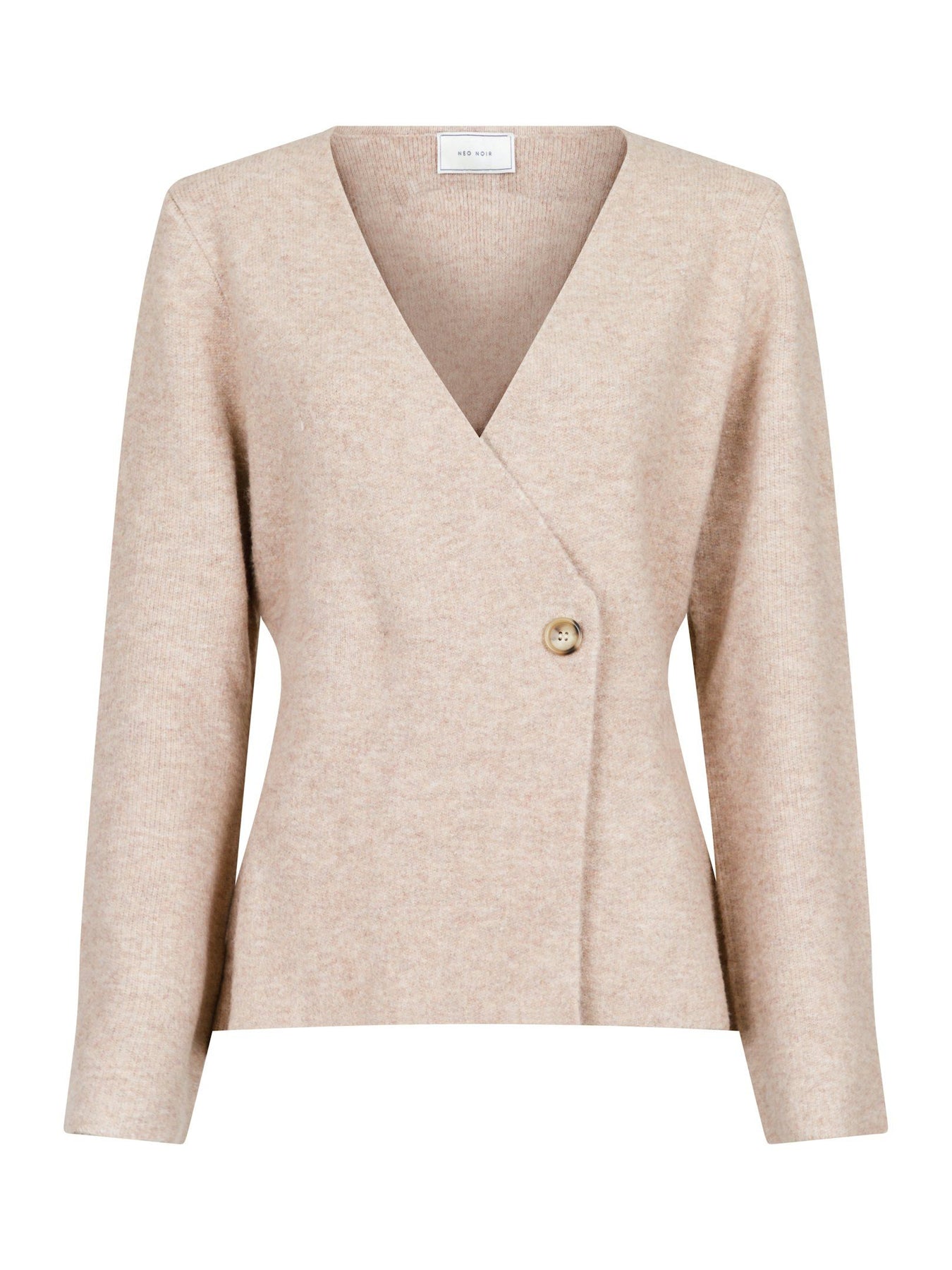 Marie Louise Knit Cardigan - Sand Melange