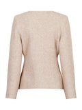 Marie Louise Knit Cardigan - Sand Melange