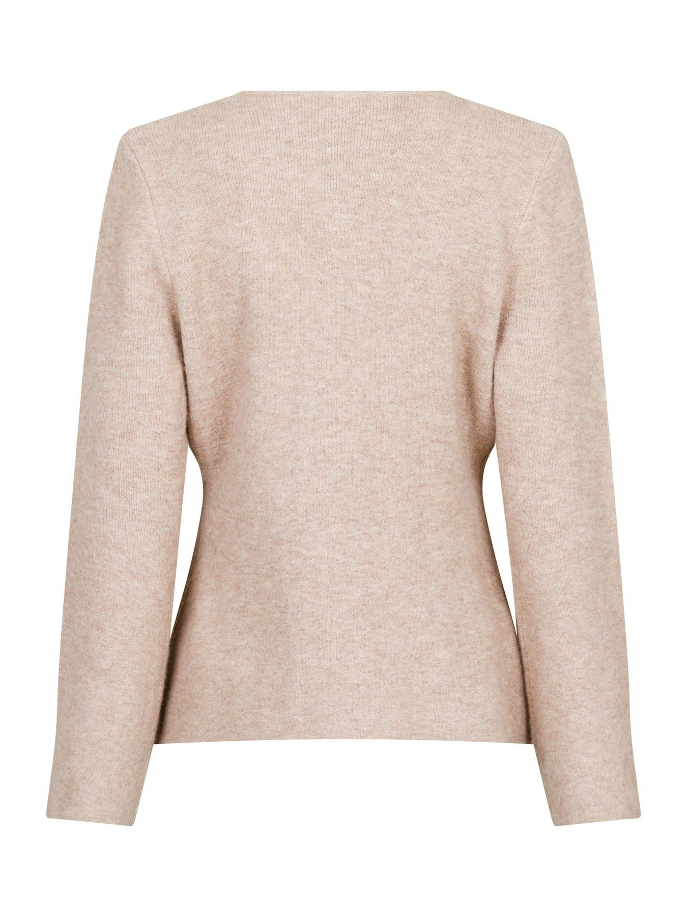 Marie Louise Knit Cardigan - Sand Melange