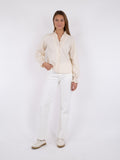 Brielle Single Stripe Blouse - Sand