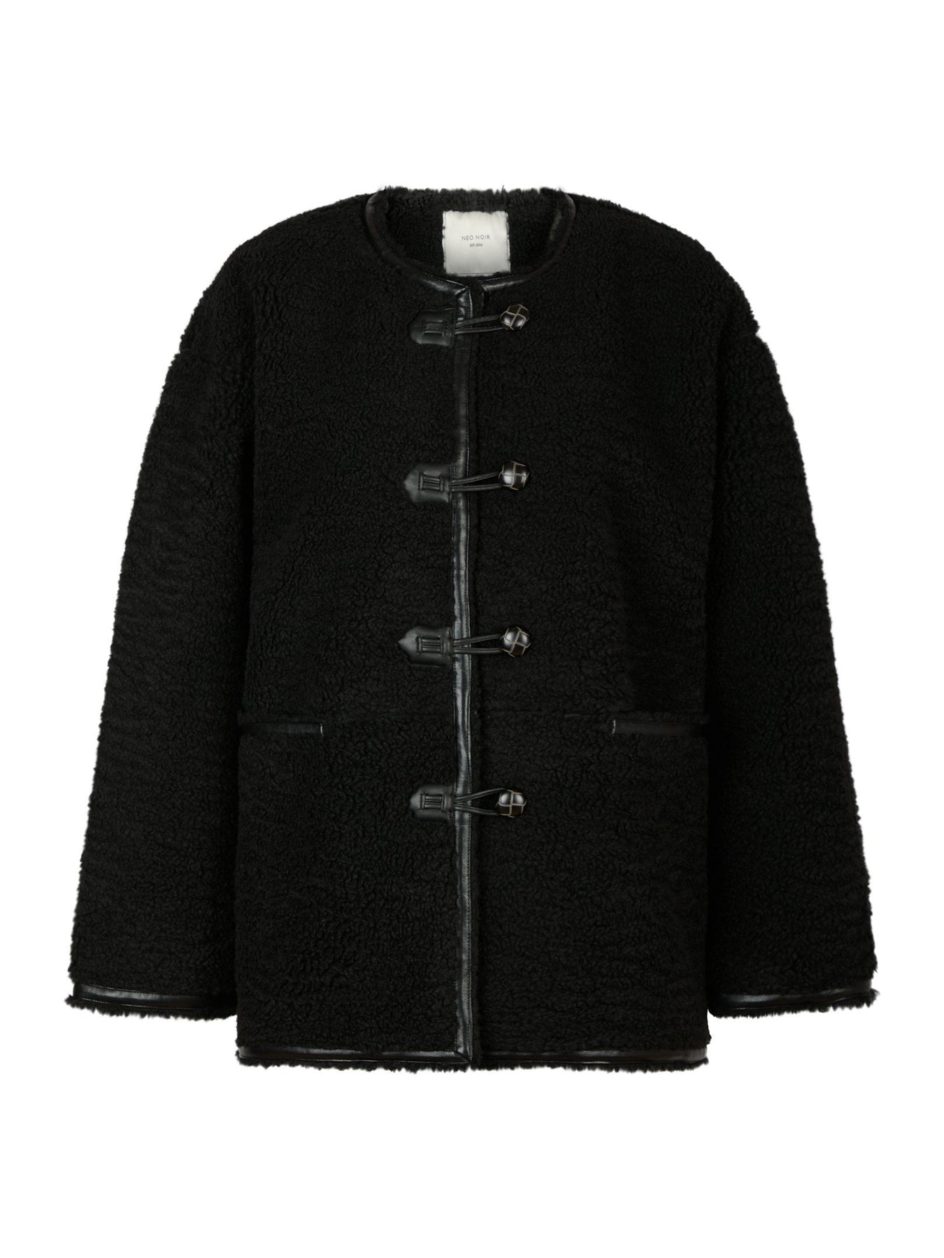 Fanny Teddy Jacket - Black