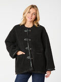 Fanny Teddy Jacket - Black