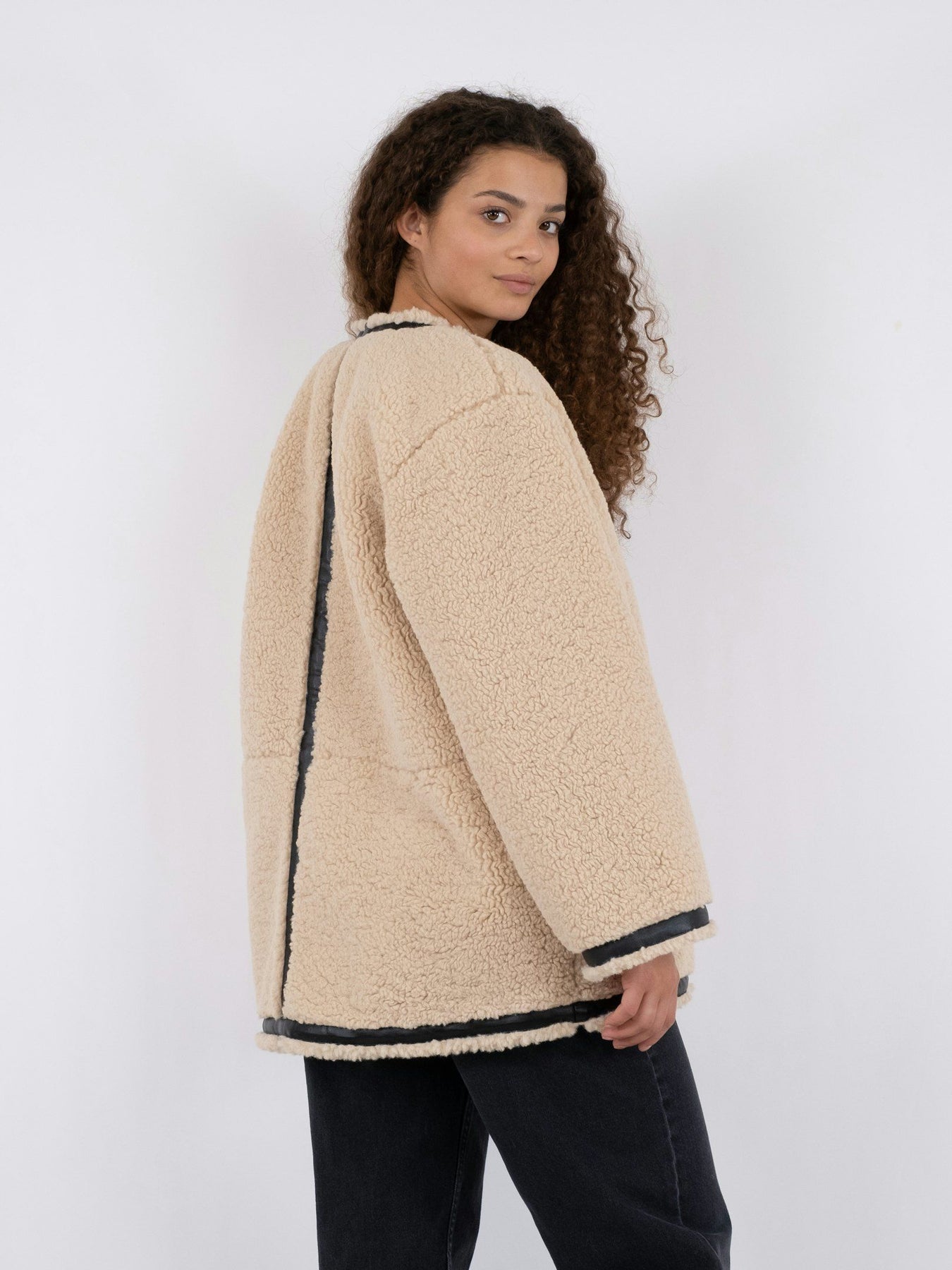 Fanny Teddy Jacket - Camel
