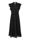 Ankita S Voile Dress - Black