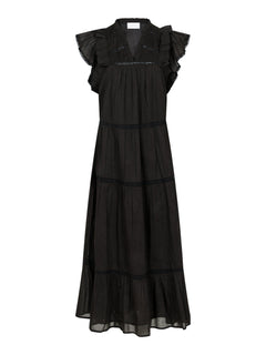 Ankita S Voile Dress - Black