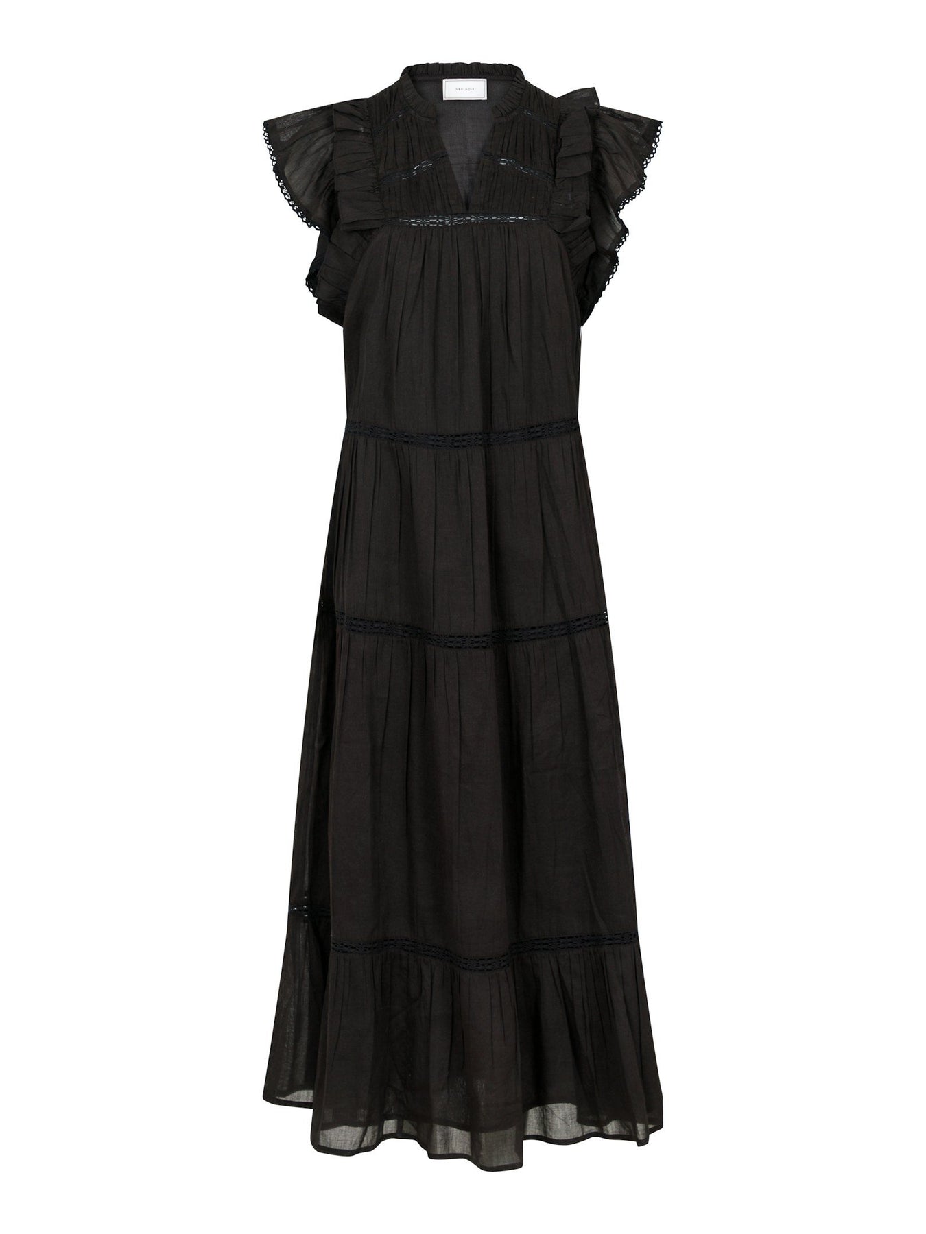Ankita S Voile Dress - Black