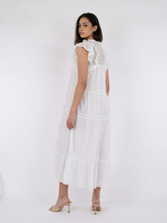 Ankita S Voile Dress - White
