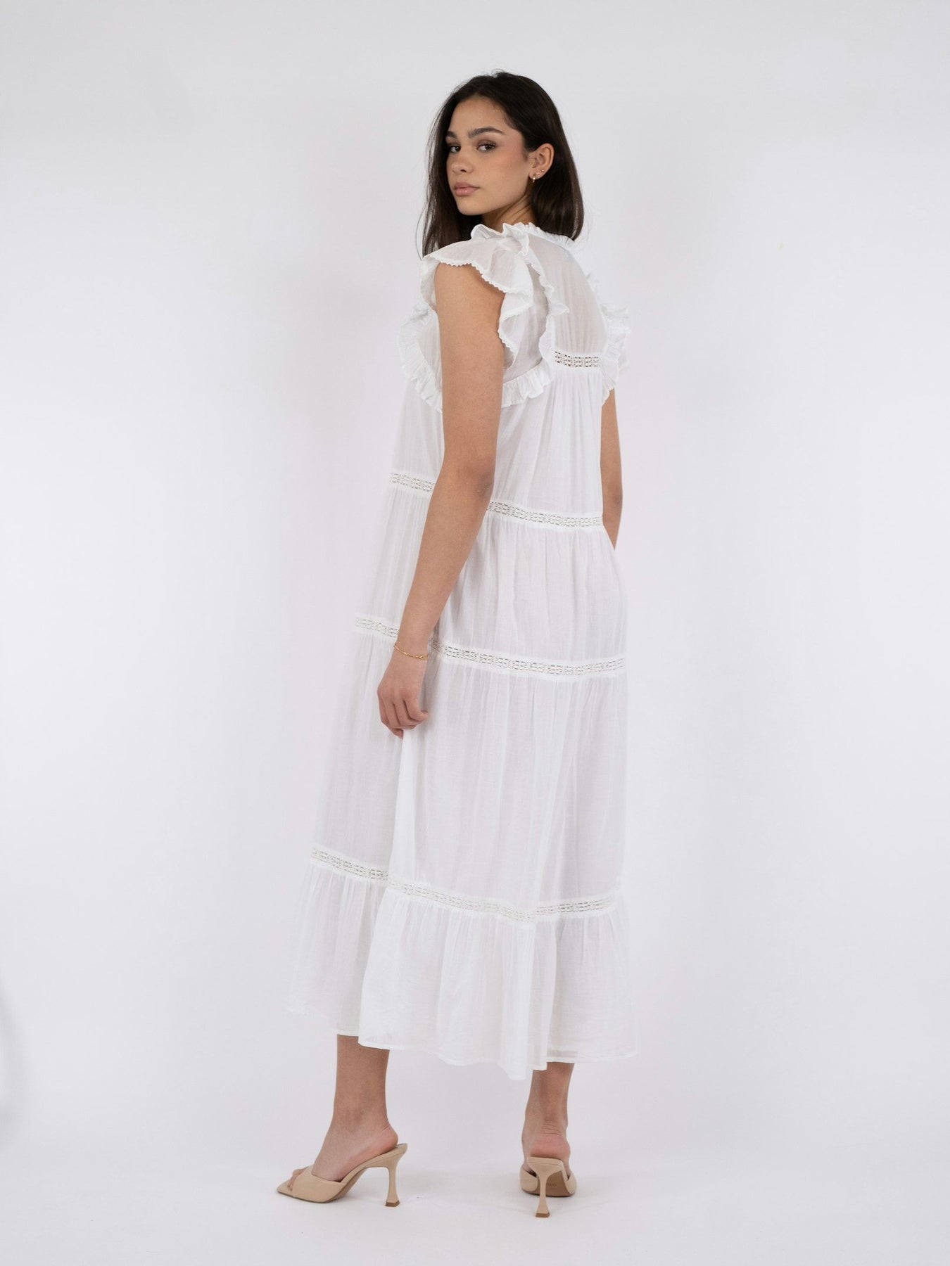 Ankita S Voile Dress - White
