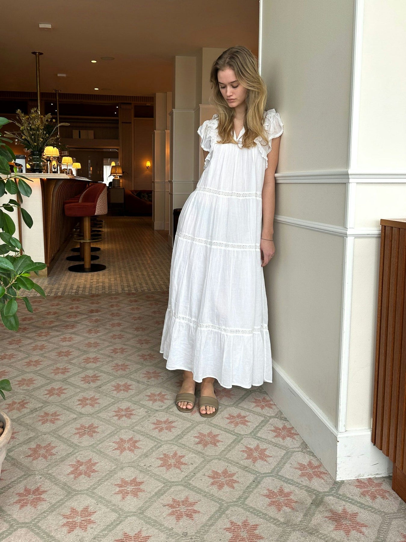 Ankita S Voile Dress - White
