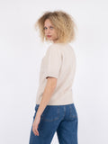 Missy Heavy Knit Tee - Ivory