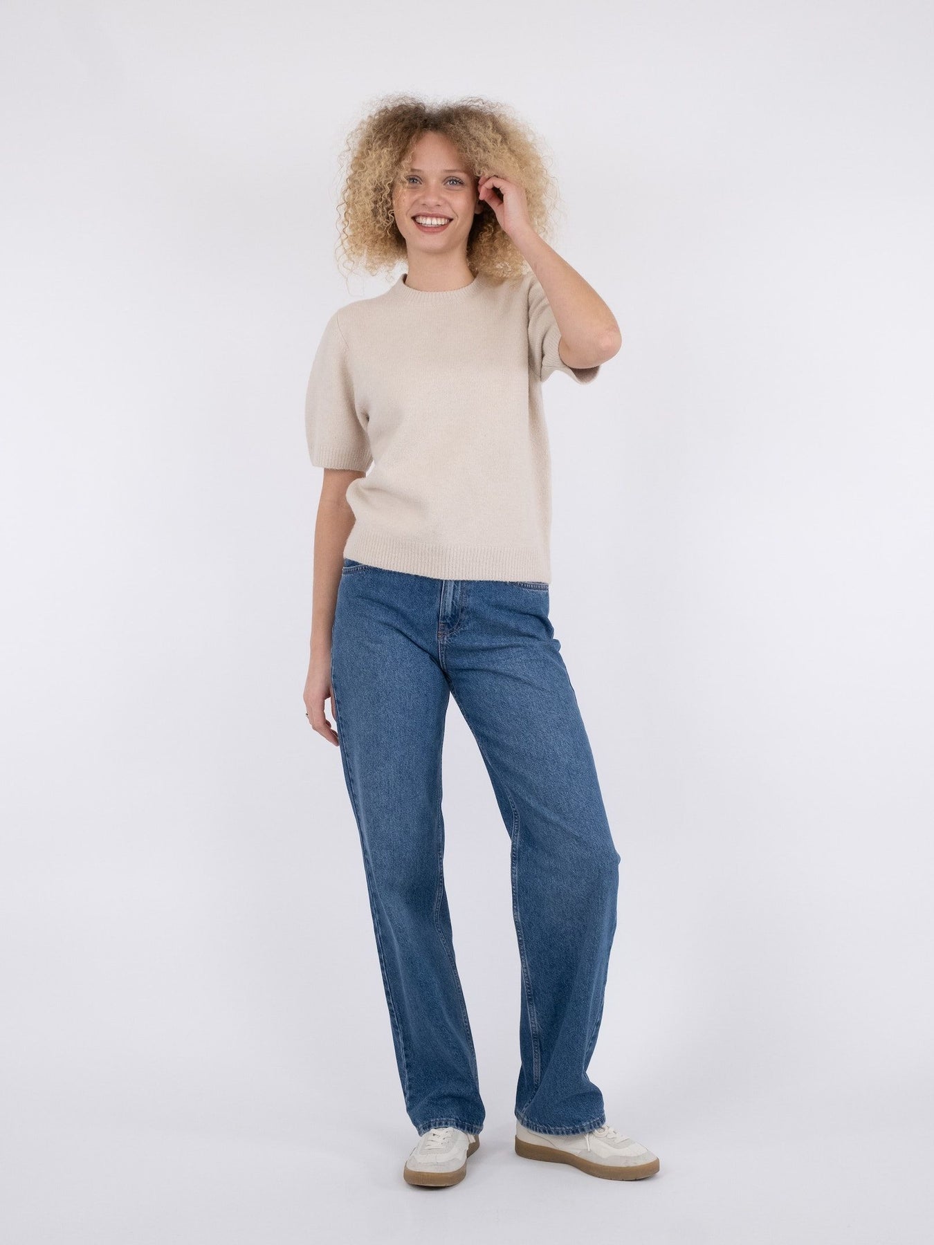 Missy Heavy Knit Tee - Ivory