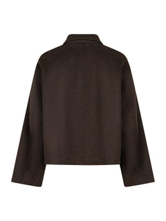 Hamra Wool Jacket - Chocolate Brown