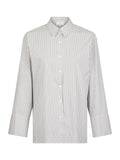 Dita Stripe Shirt - Brown