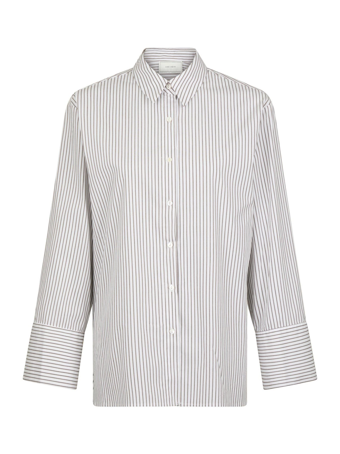 Dita Stripe Shirt - Brown