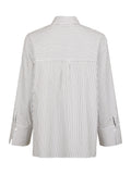 Dita Stripe Shirt - Brown