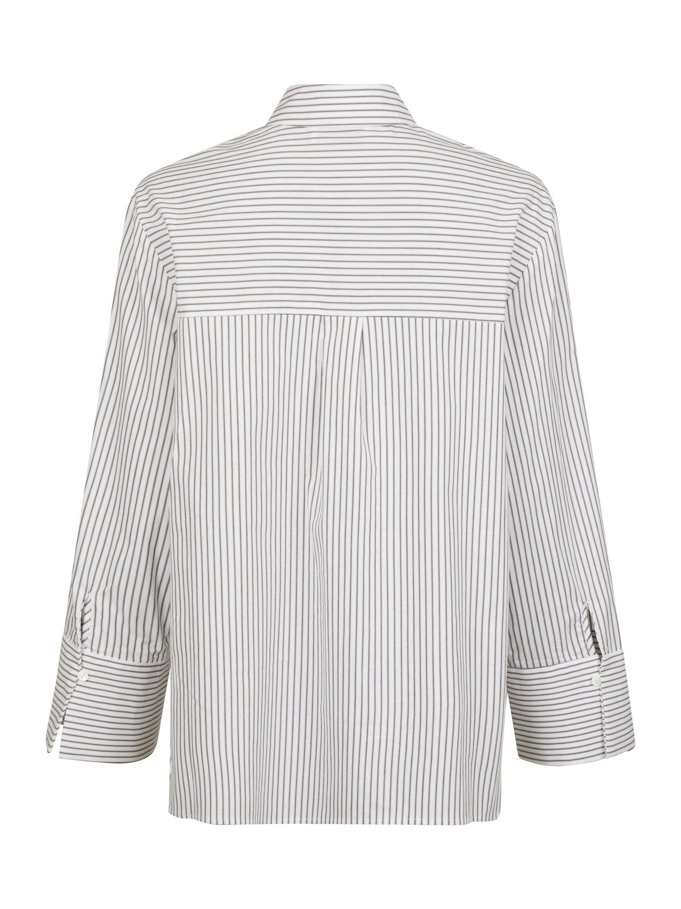 Dita Stripe Shirt - Brown