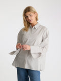 Dita Stripe Shirt - Brown