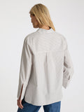 Dita Stripe Shirt - Brown