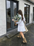 Rihana Linen Dress - White