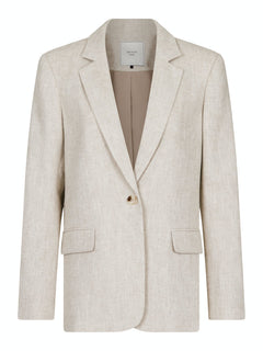 Jarmon Ramie Blazer - Natural