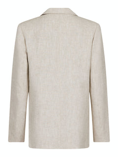 Jarmon Ramie Blazer - Natural