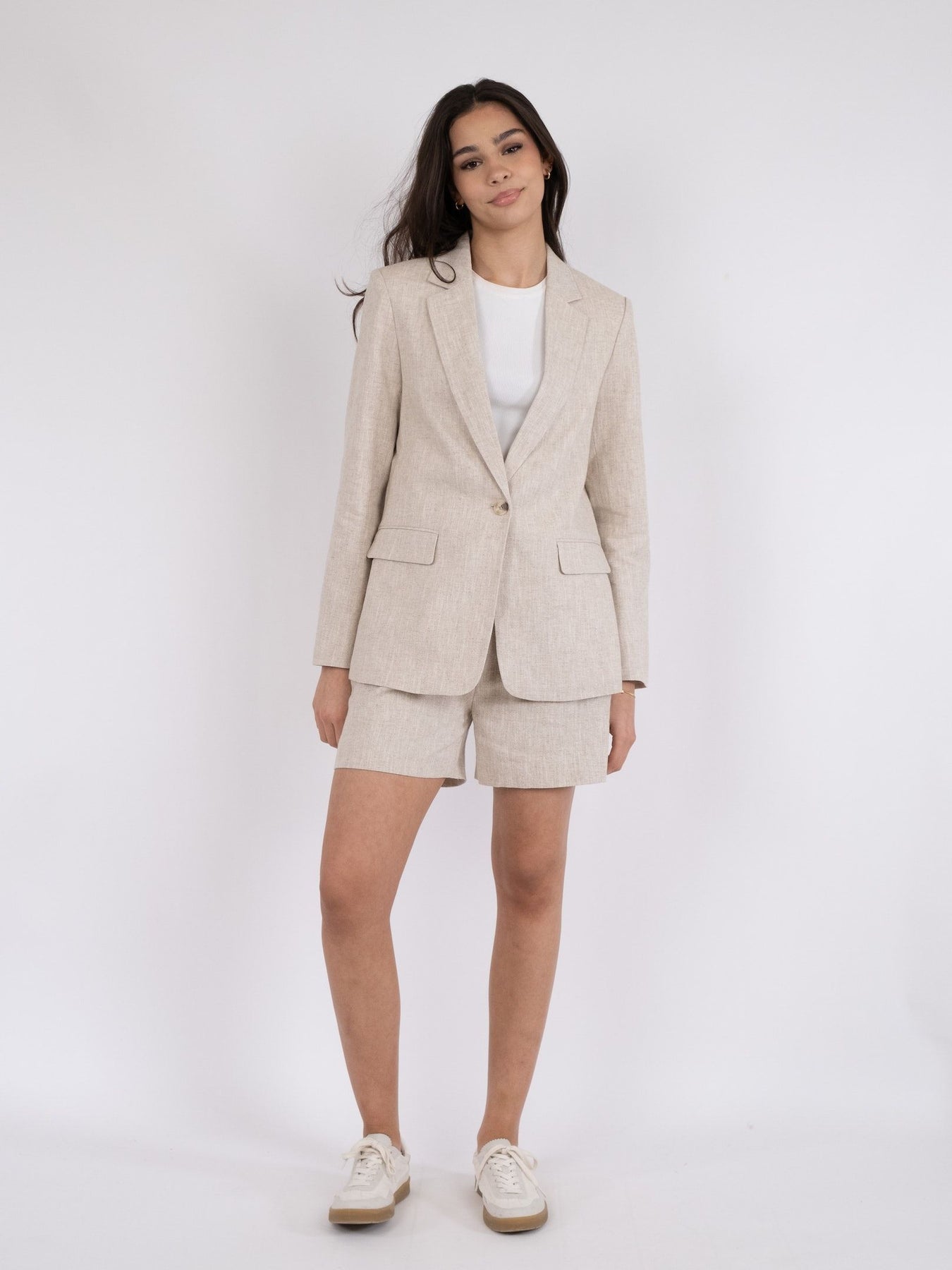 Jarmon Ramie Blazer - Natural