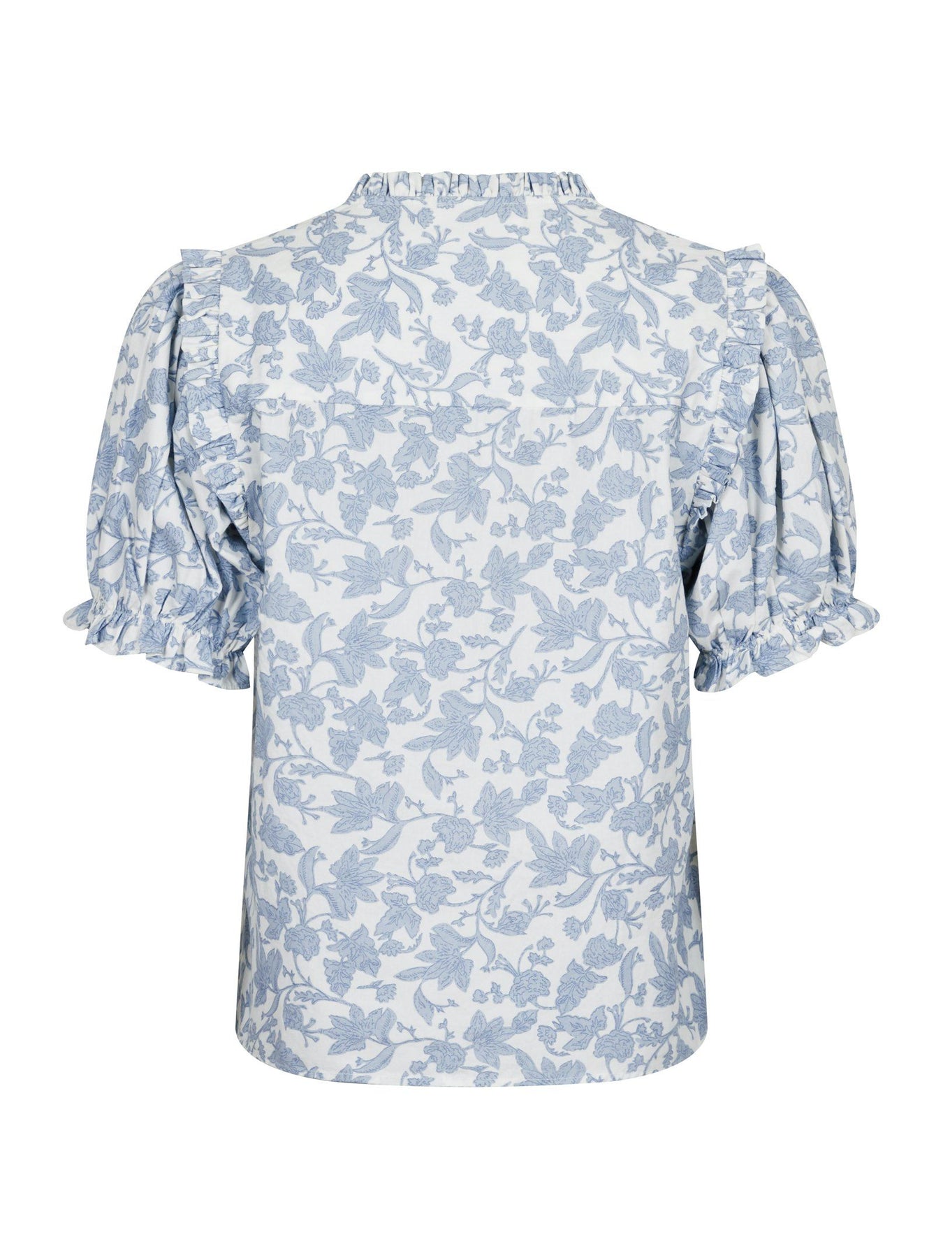 Rosalie Garden Elegance Blouse - Light Blue