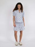 Rosalie Garden Elegance Blouse - Light Blue