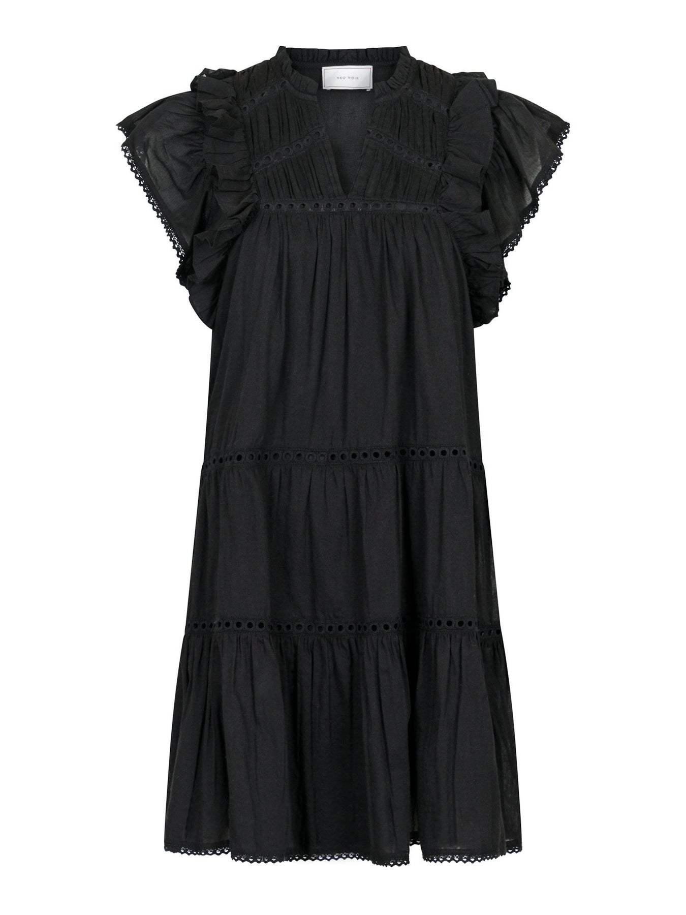 Jamma S Voile Dress - Black