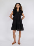 Jamma S Voile Dress - Black