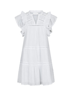 Jamma S Voile Dress - White
