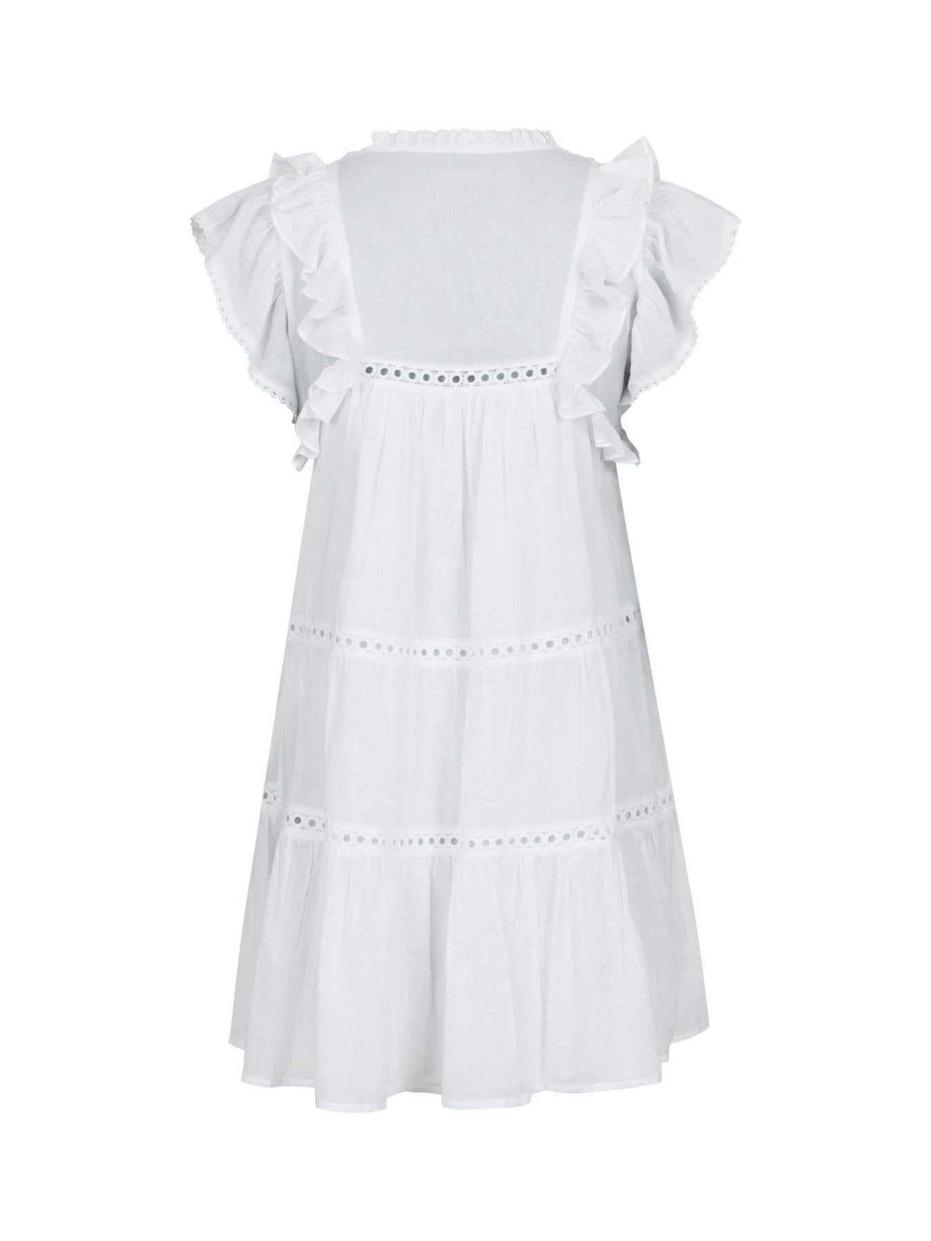Jamma S Voile Dress - White