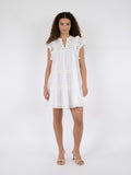 Jamma S Voile Dress - White