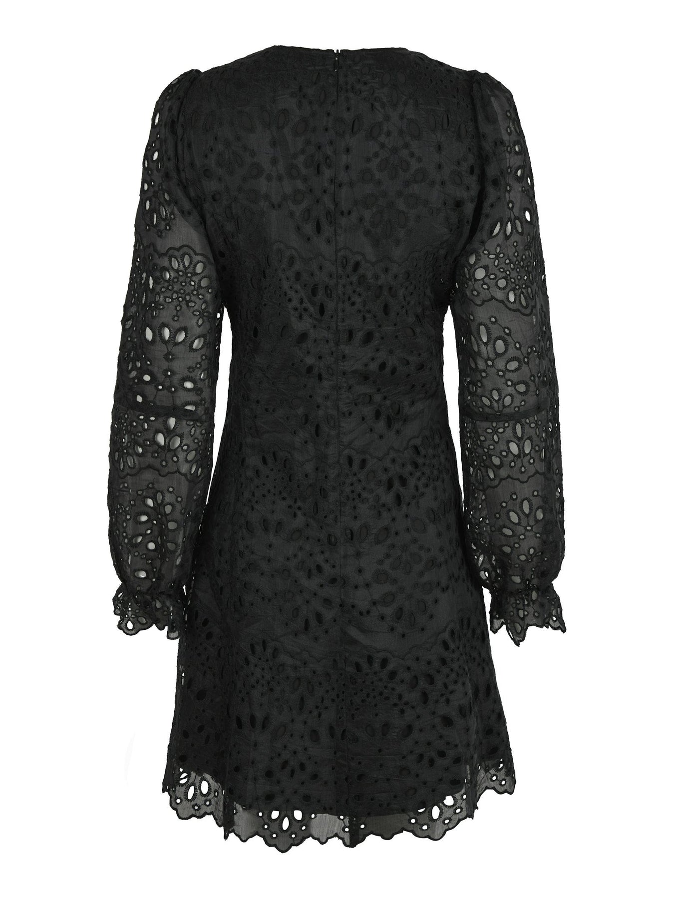Cabana Embroidery Dress - Black
