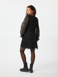 Cabana Embroidery Dress - Black