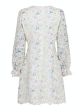 Cabana Embroidery Dress - Creme