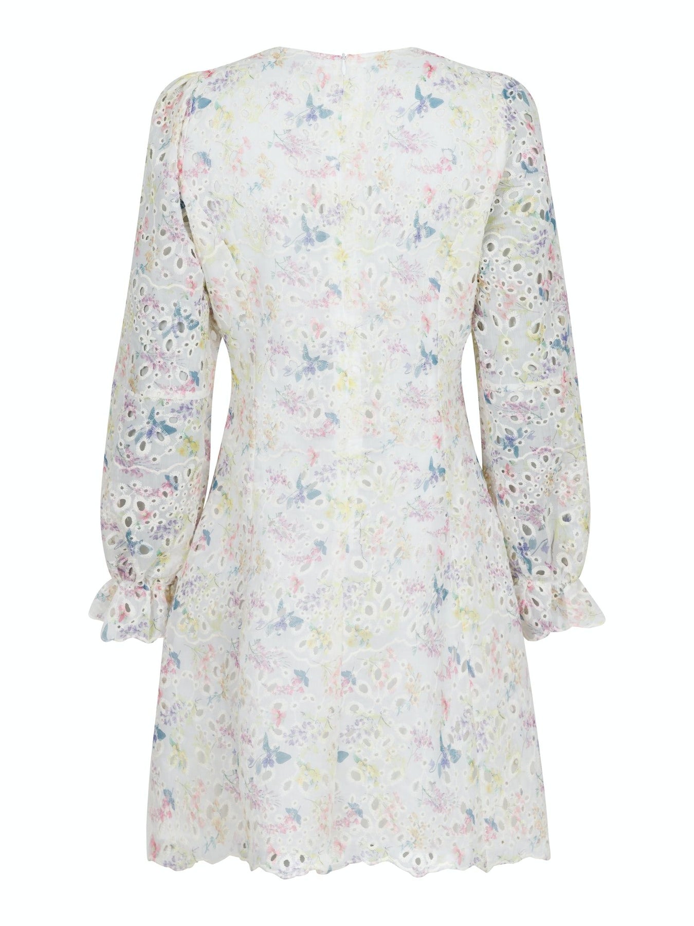 Cabana Embroidery Dress - Creme